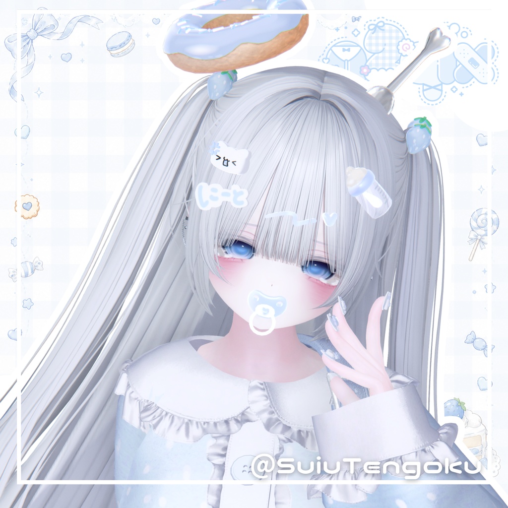 SALE 🍓 Eat Me! ヘアアクセサリー&おしゃぶりセット 🍩♡