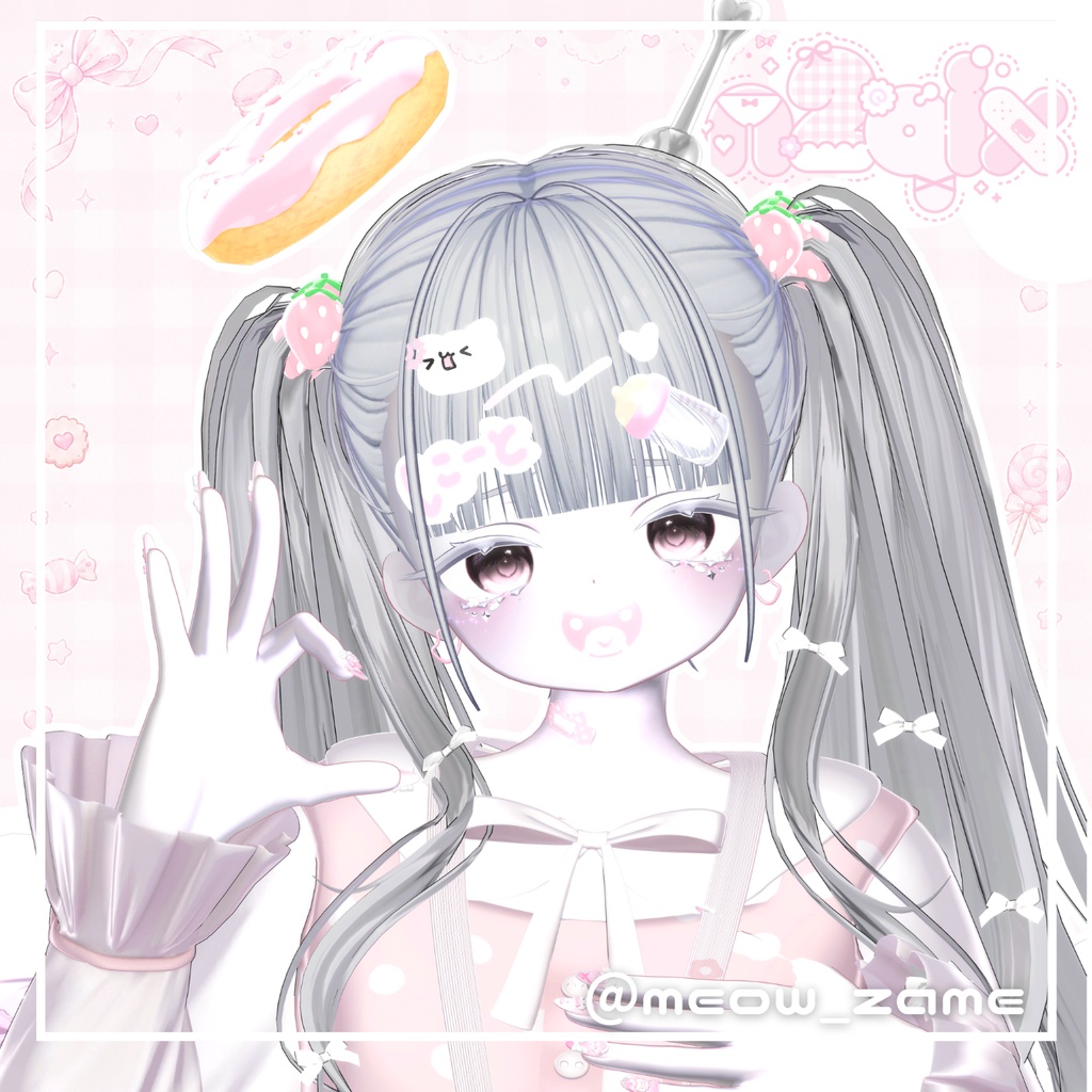 SALE 🍓 Eat Me! ヘアアクセサリー&おしゃぶりセット 🍩♡