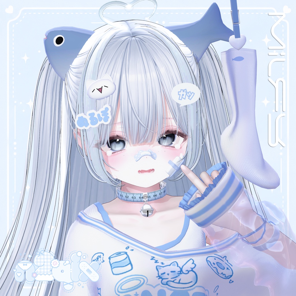 【SALE !!】🐟️ おさかなみみSET ( ´∀`)<ぬるぽ