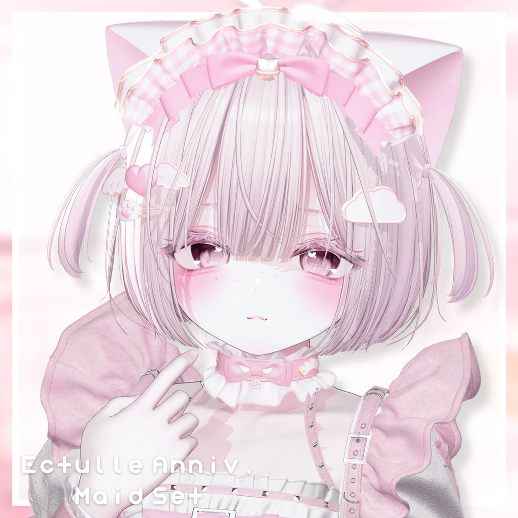 【Hair accessory & Choker 】Ectulle Anniversary Maid Set ♡
