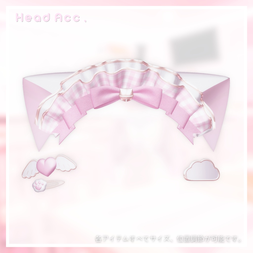 【Hair accessory & Choker 】Ectulle Anniversary Maid Set ♡