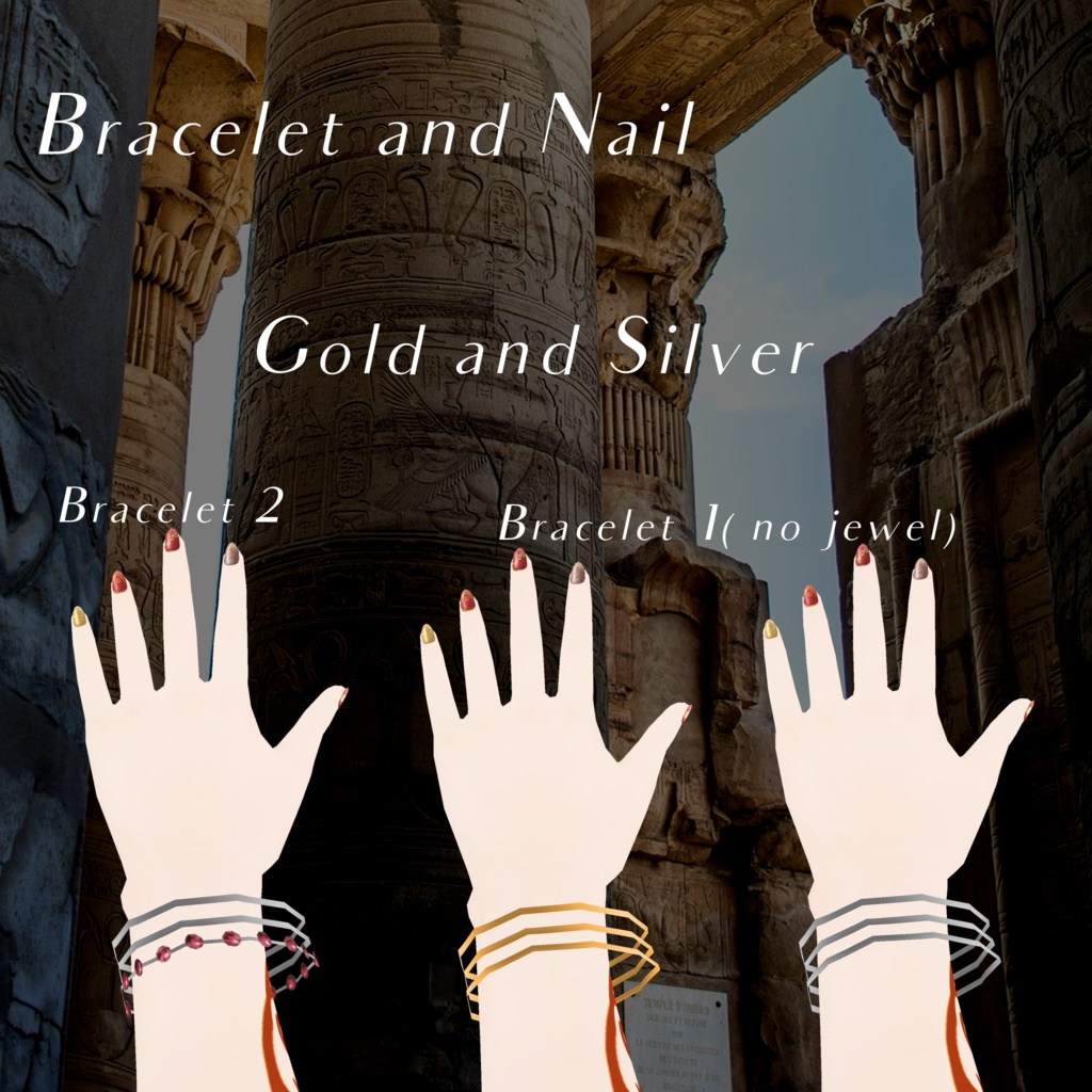 Vroid【無料/Free】Ethnic Accessory Set