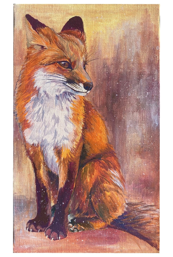 動物ポストカード（キツネ）