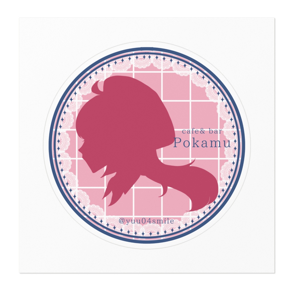 ゆうの喫茶店ステッカー ゆうver.