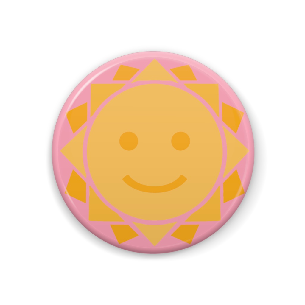 ゆうのお帽子缶バッチ🌞ver.