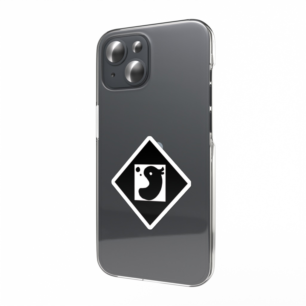 烏龍乱家紋スマホステッカー