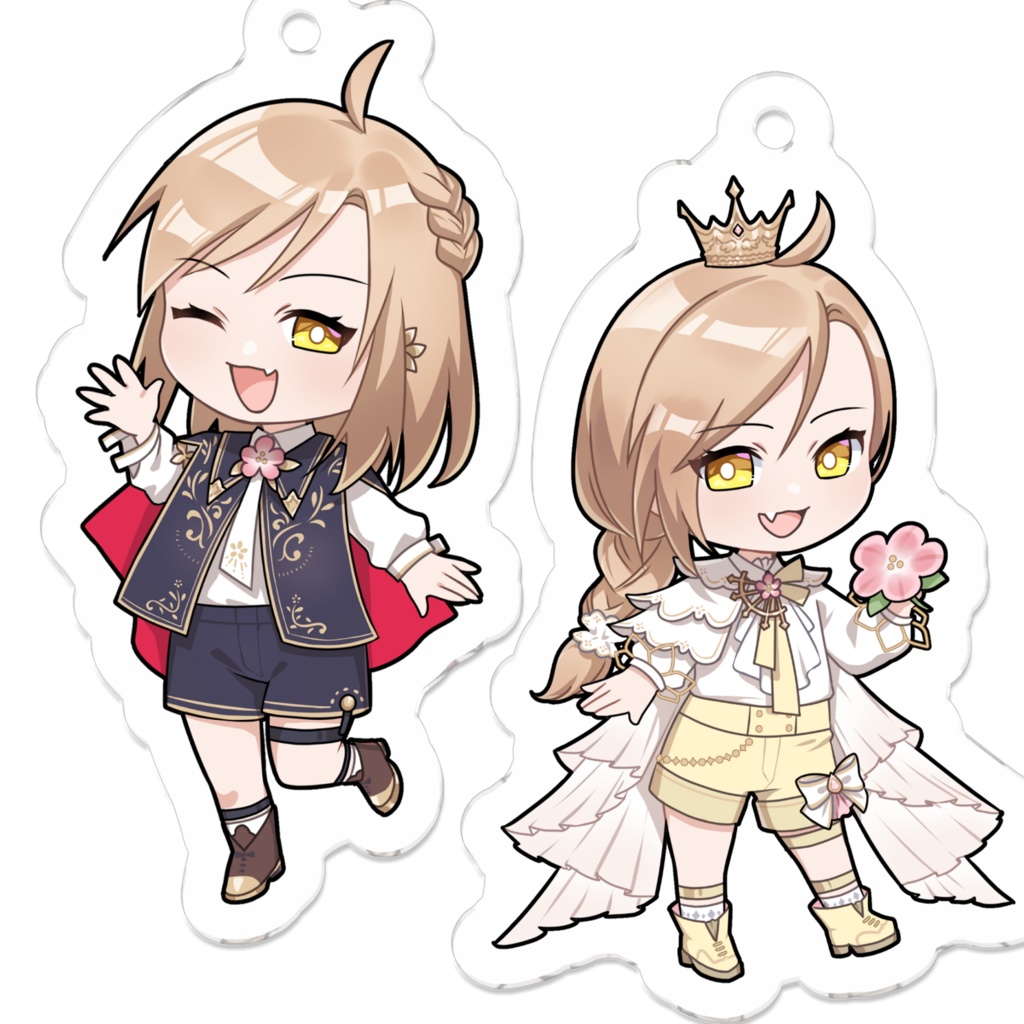 衝羽根ロア｜アクリルキーホルダー 描きおろしver.