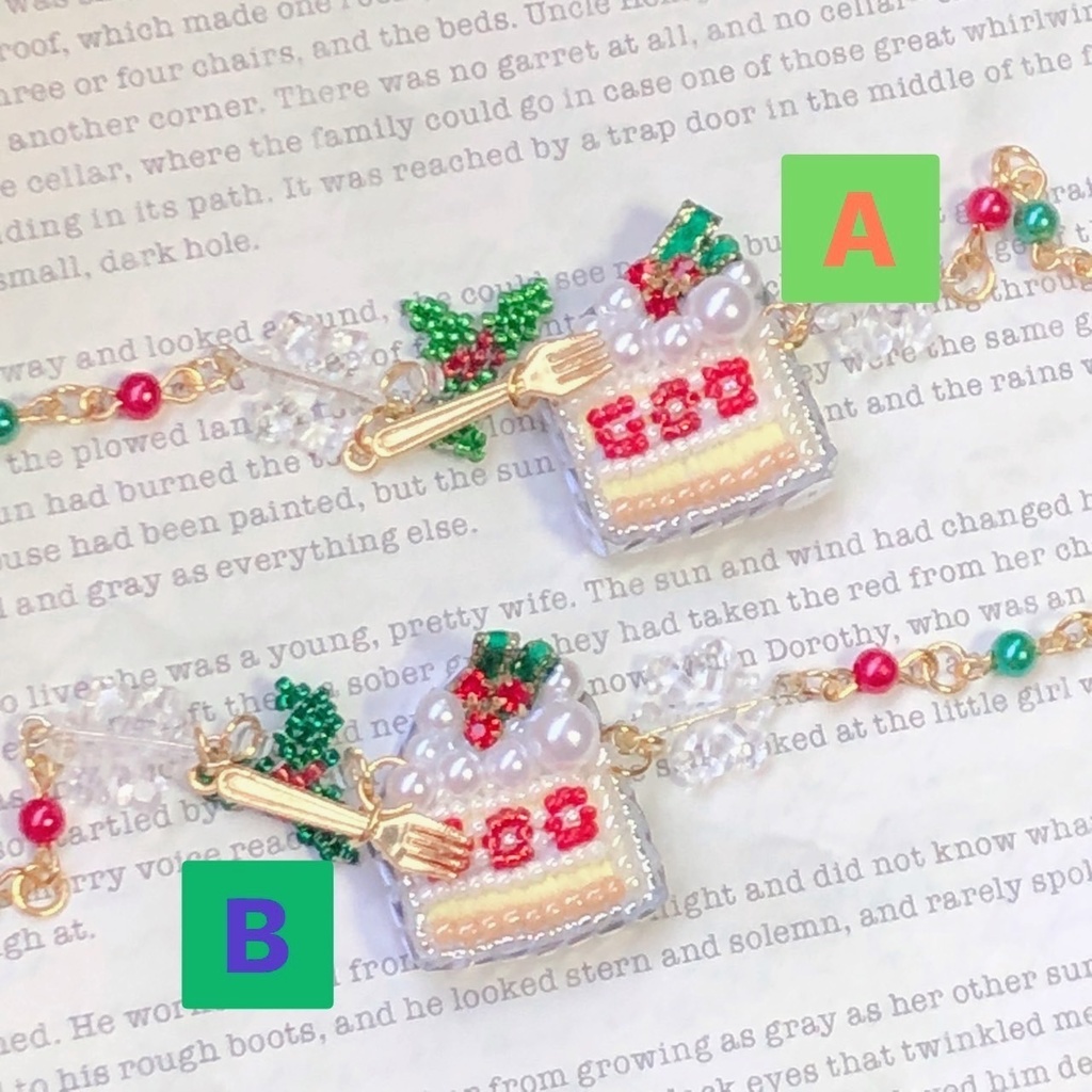 【冬】季節のケーキ 𑁍 ヒイラギ