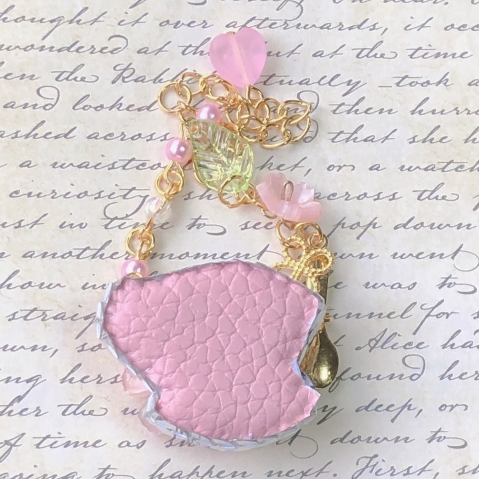 ティーカップポシェット 桜 𓂃˖ ࣪⊹