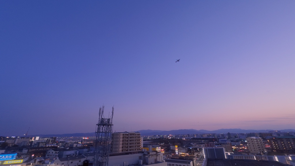 【4K 24p / 32-bit Float】福岡暮色の街並みと静寂 4K無制限マスター&高音質音源 | RF_City_EveningSkyAndWarmth