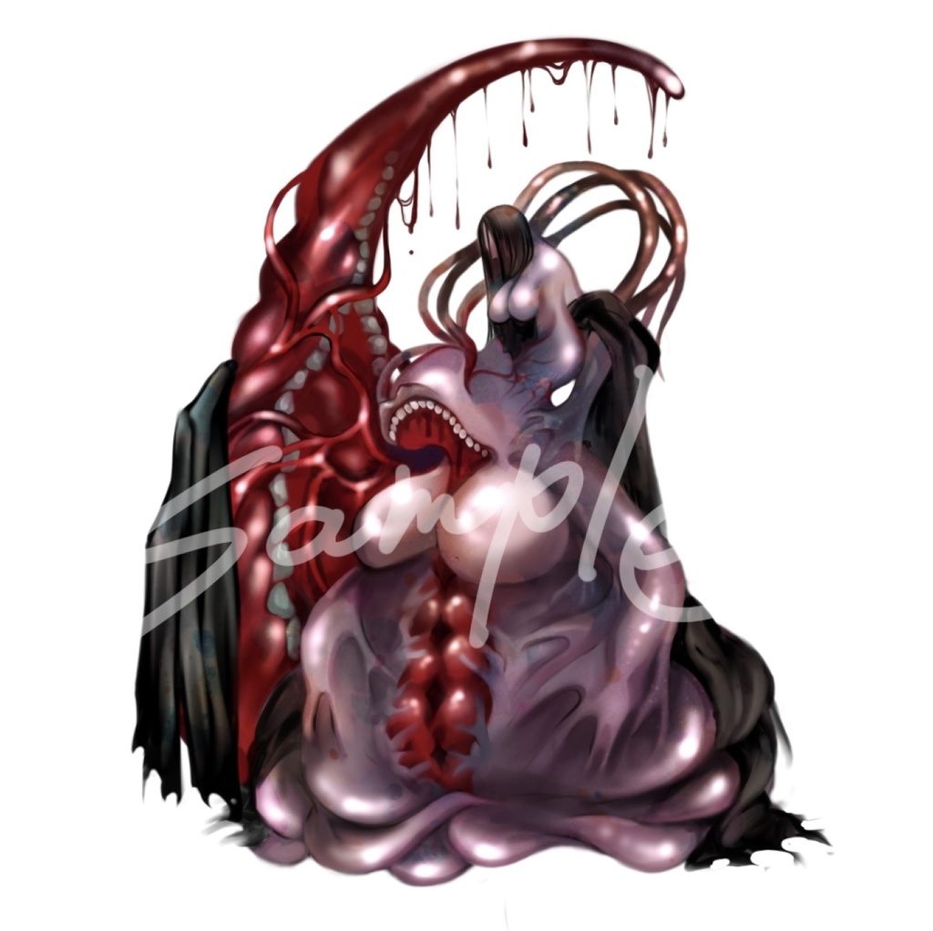 神話生物素材　膨らんだ女(ニャルラトホテプの化身)