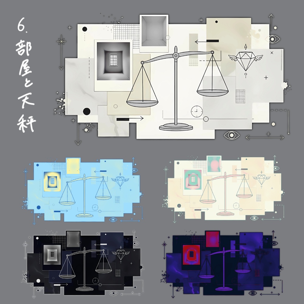 【無料】置くだけ部屋パネルセット3