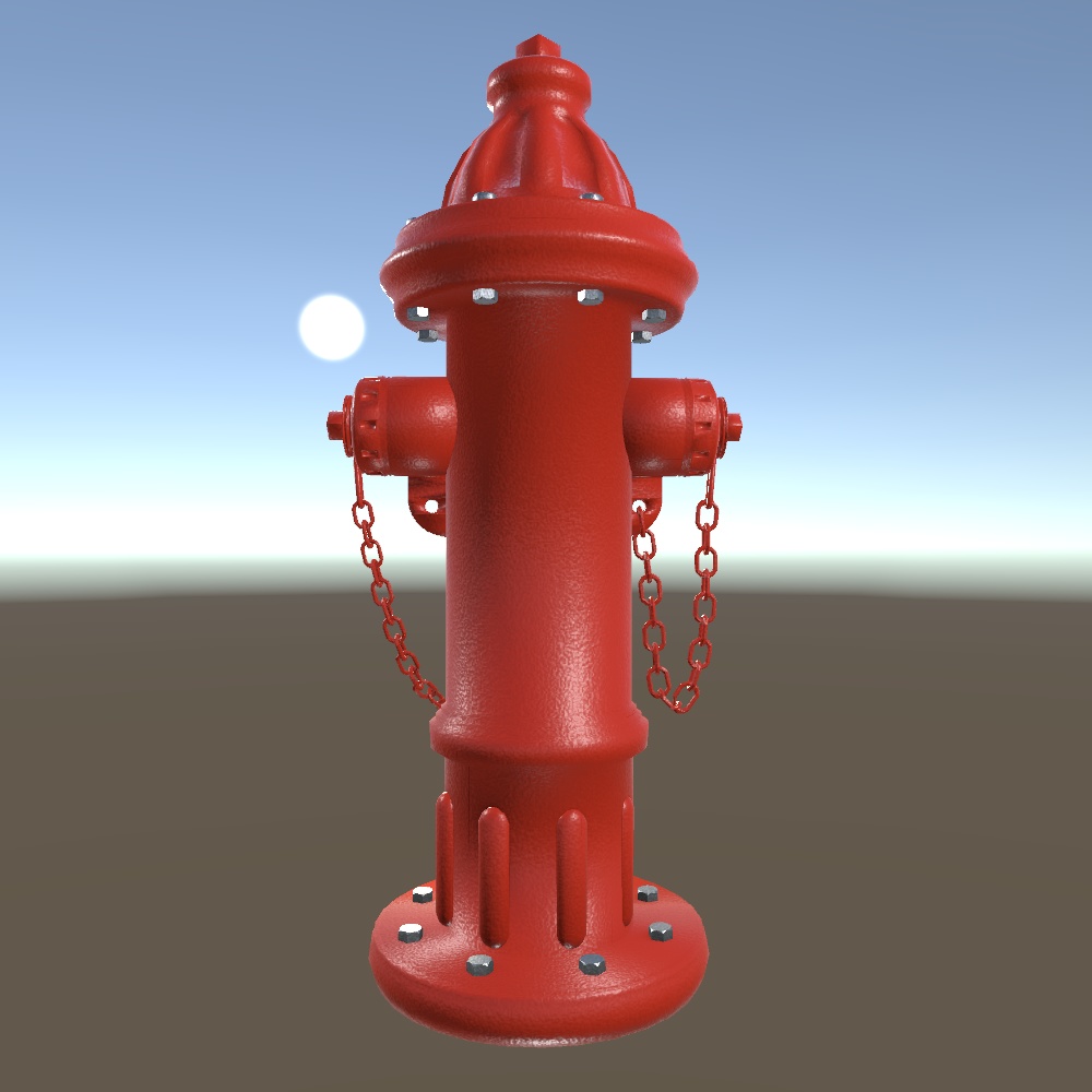 消火栓(Fire_hydrant)【3Dモデル】