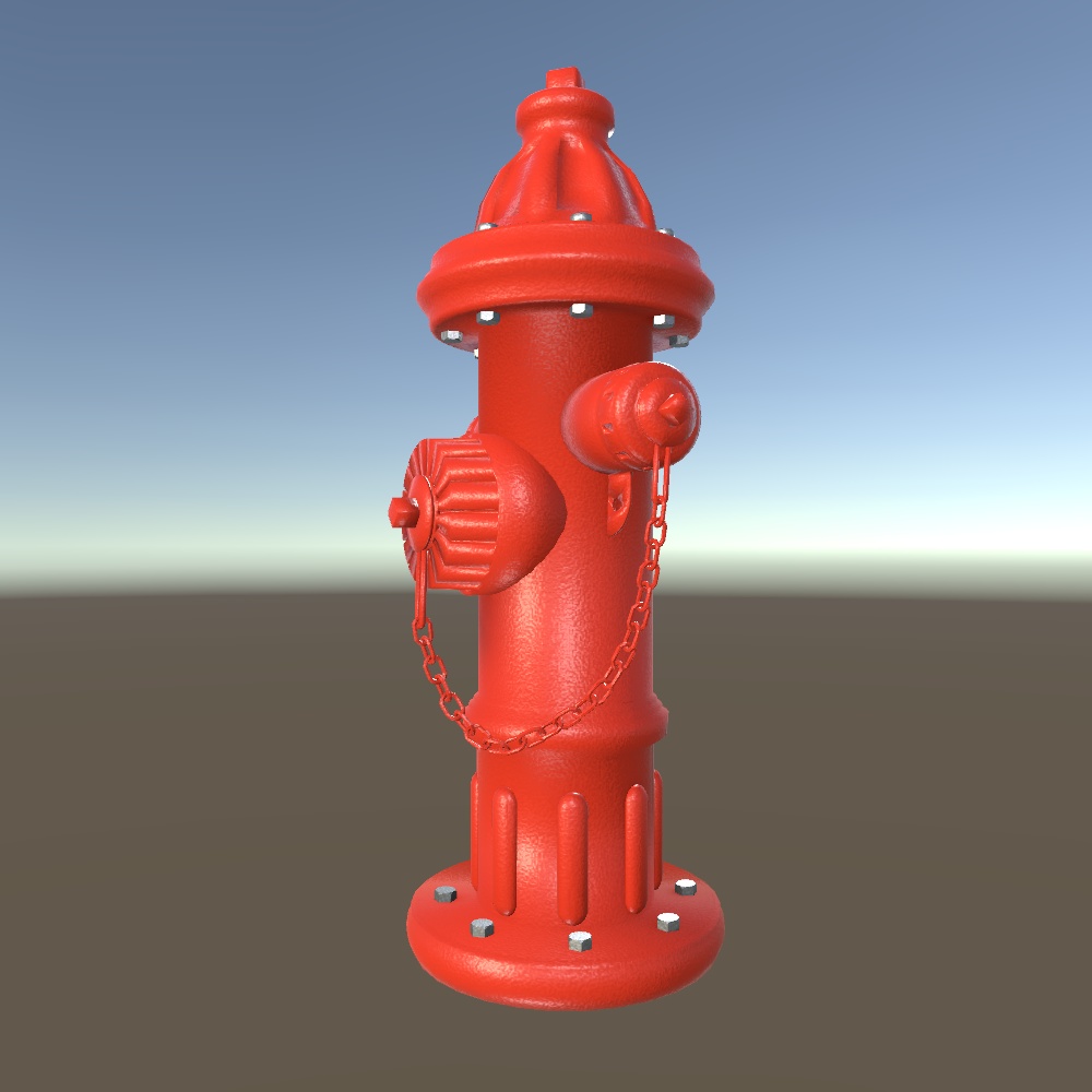消火栓(Fire_hydrant)【3Dモデル】