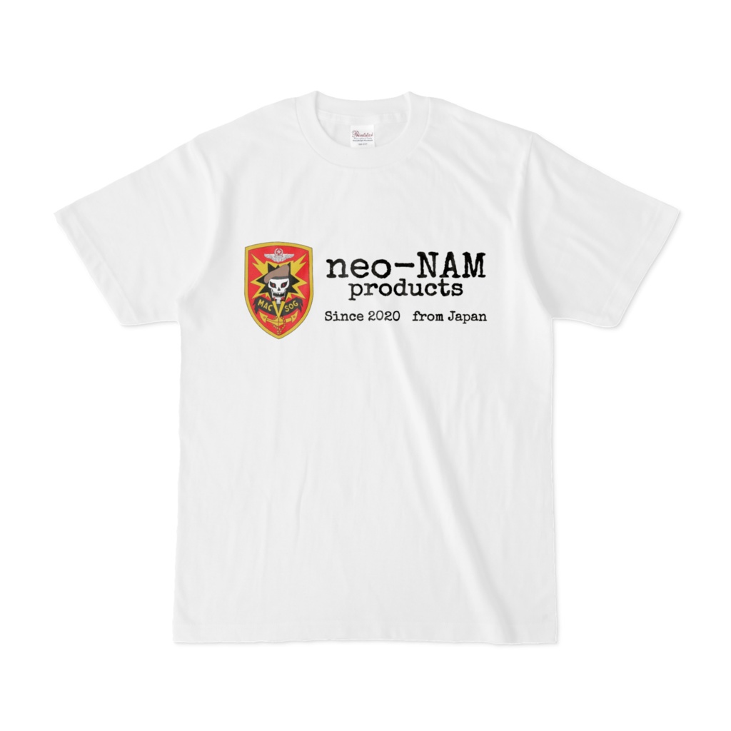 ネオナムTシャツ２WH（フロントプリント）