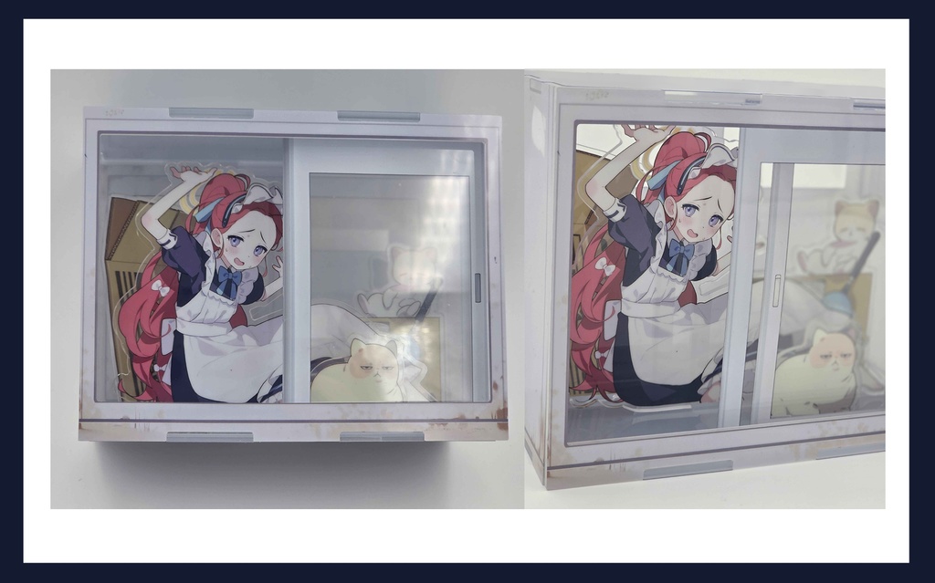 【完売/再入荷なし】【ブルーアーカイブ】メイドユズ ロッカージオラマ