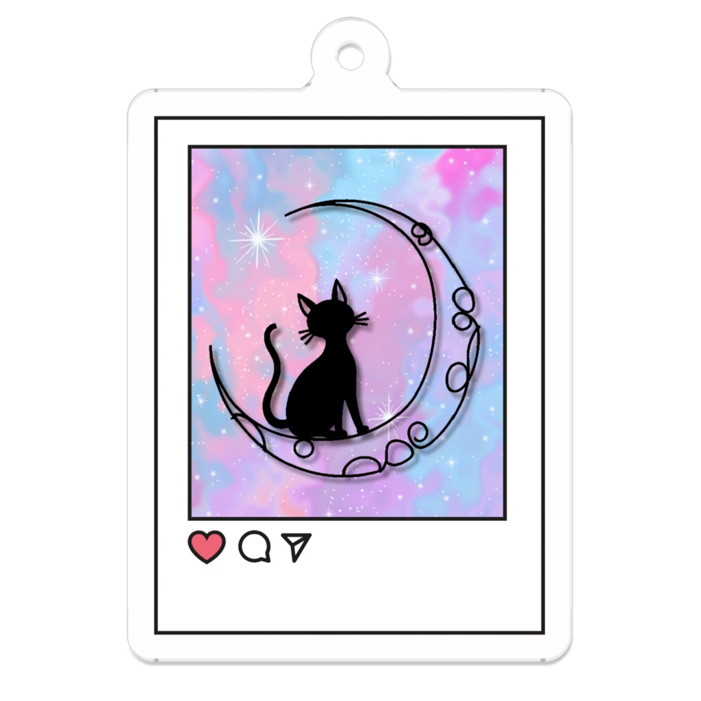 【moon pallet】アクリルキーホルダー SNS風