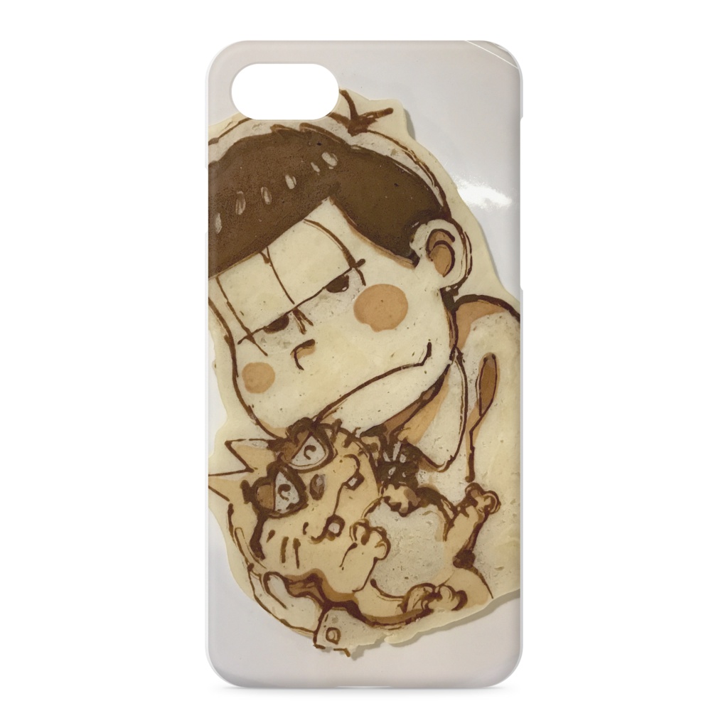 Real Printed Pancake Case "Ichimatsu" とってもリアルなパンケーキアートなiPhoneケース