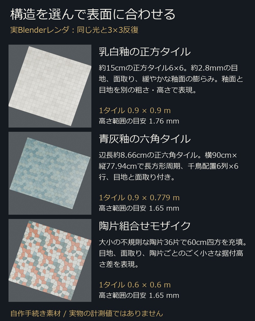 陶器タイル