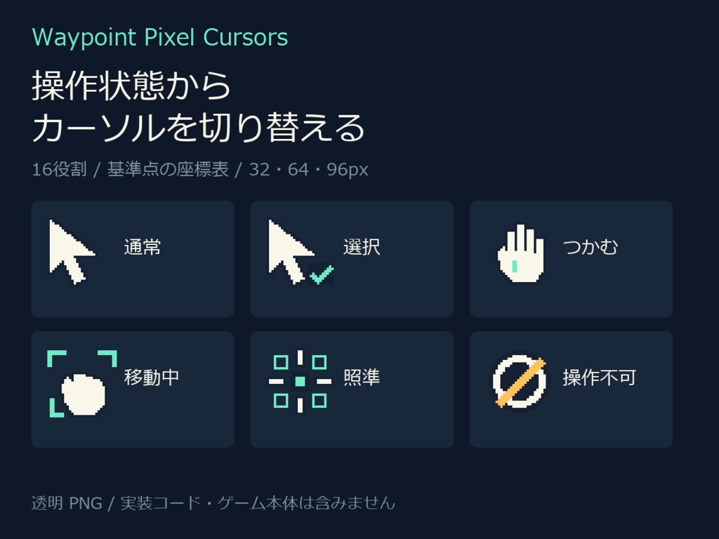 Waypoint Pixel Cursors