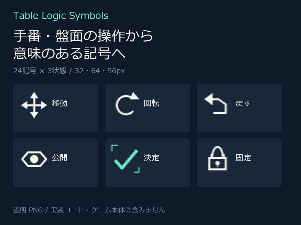 Table Logic Symbols