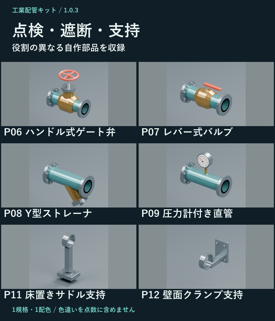 工業配管・点検バルブキット