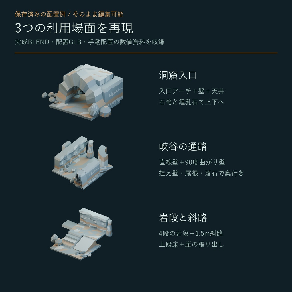 STRATA 洞窟と岩壁の配置キット