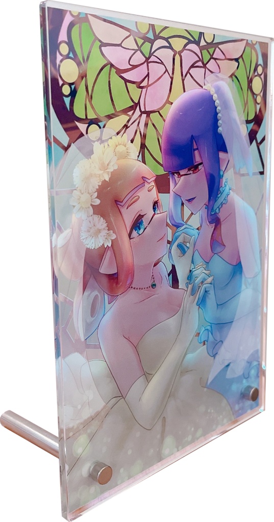 百合イカウェディングアクリルパネル