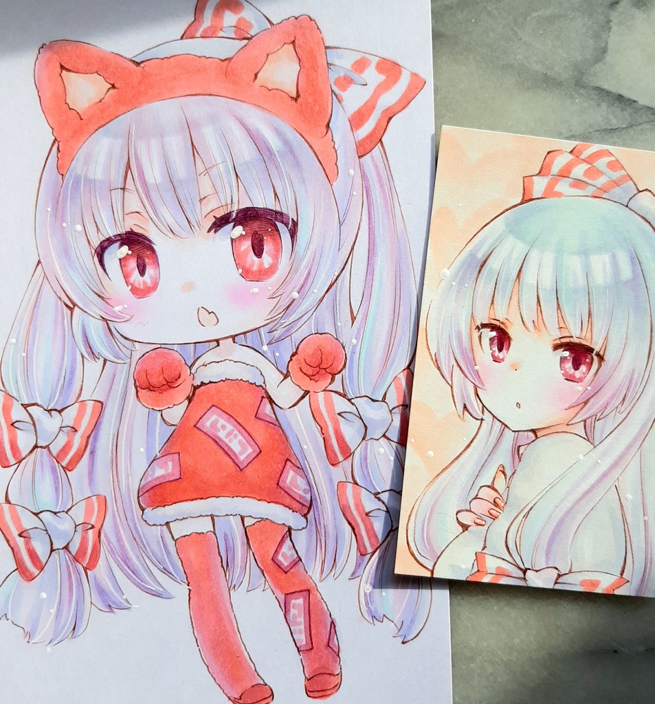 東方project　妹紅2枚セット