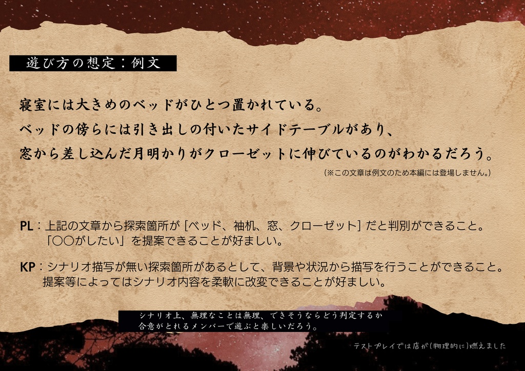 CoC6th『新月にて』