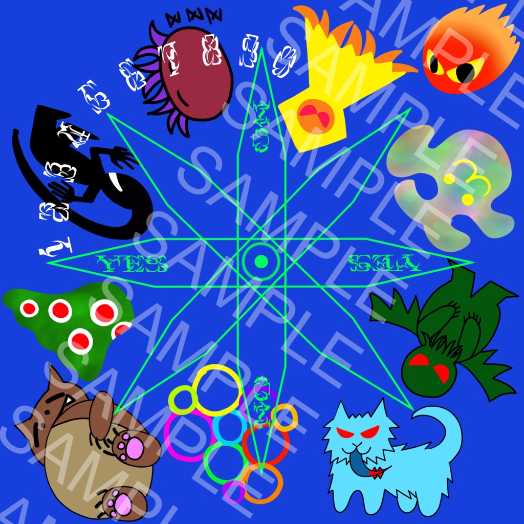 神話生物ウィジャボード