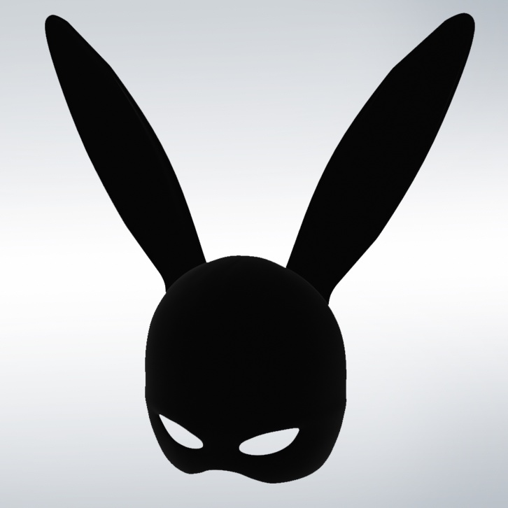 【 3D 】うさぎマスクRabbit mask accessory