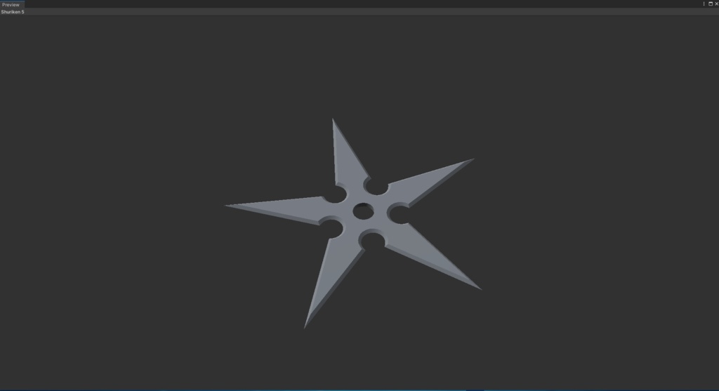 【 3D 】忍者武器Ninja weapon collection Shurikens, kunai