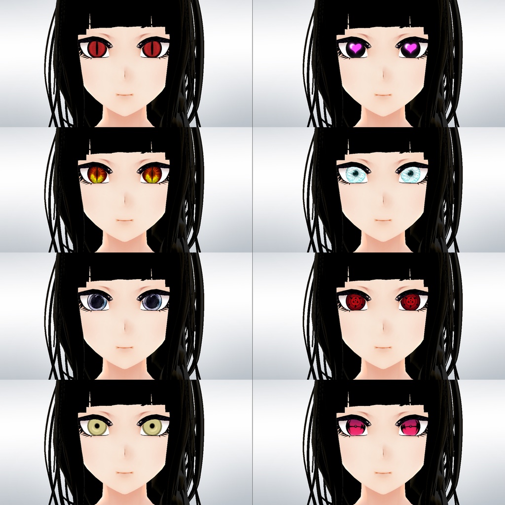 【Vroid】虹彩Anime iris pack 目40 different style (for eyes)