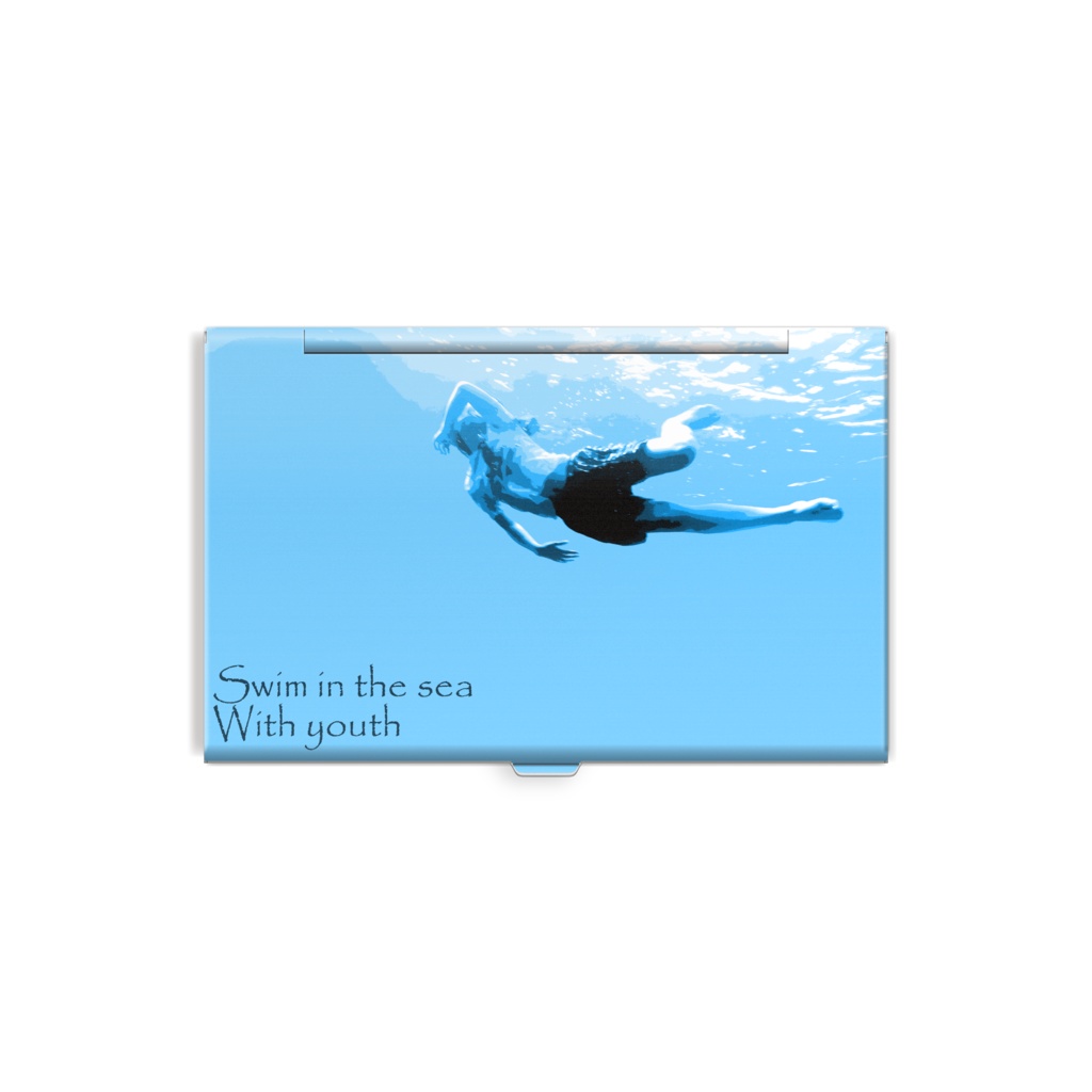 水中×青春 名刺入れ