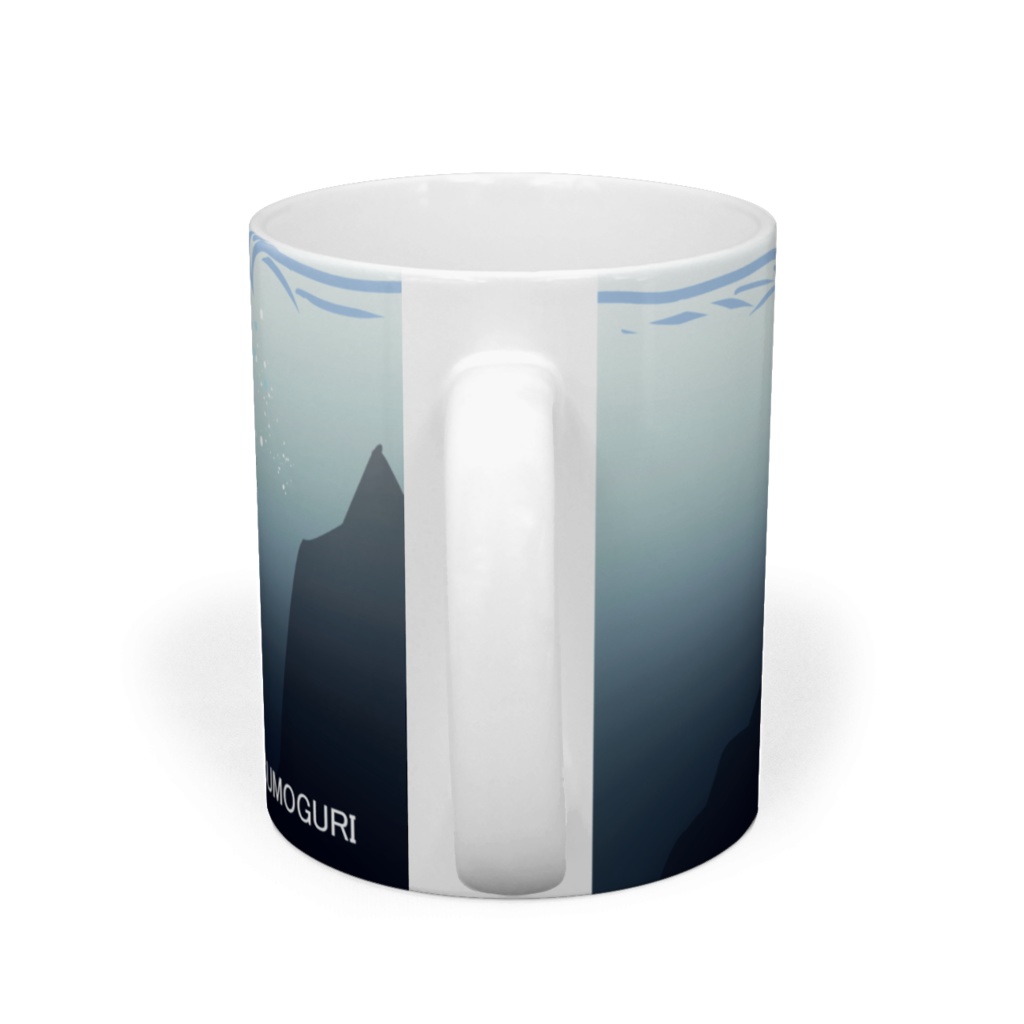 どこでも素潜りイラストマグカップ