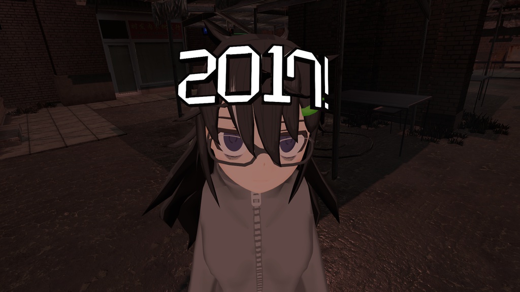 2017年ニューイヤーメガネ【VRChat向け】