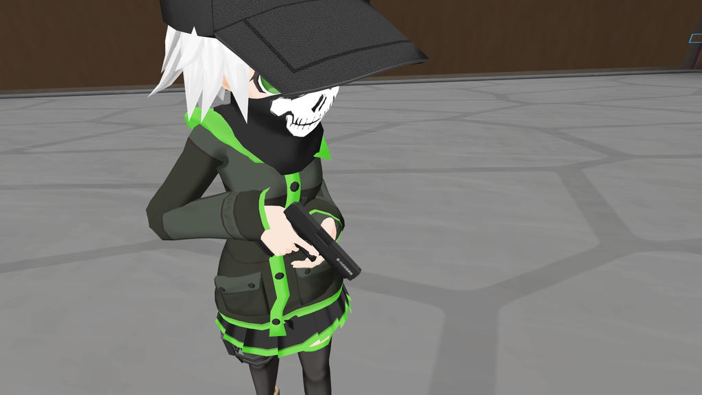 亜-02式自動拳銃【VRChat向け】