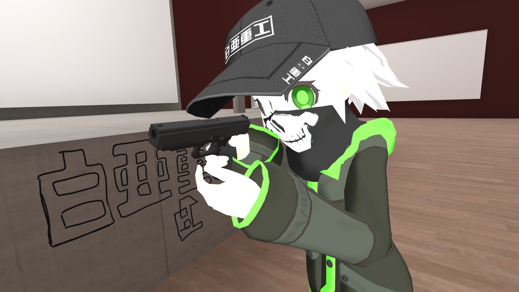 亜-02式自動拳銃【VRChat向け】