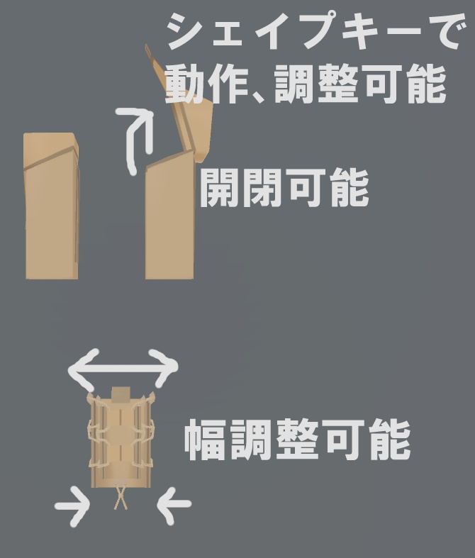 衣-03式プレートキャリア【VRChat向け】