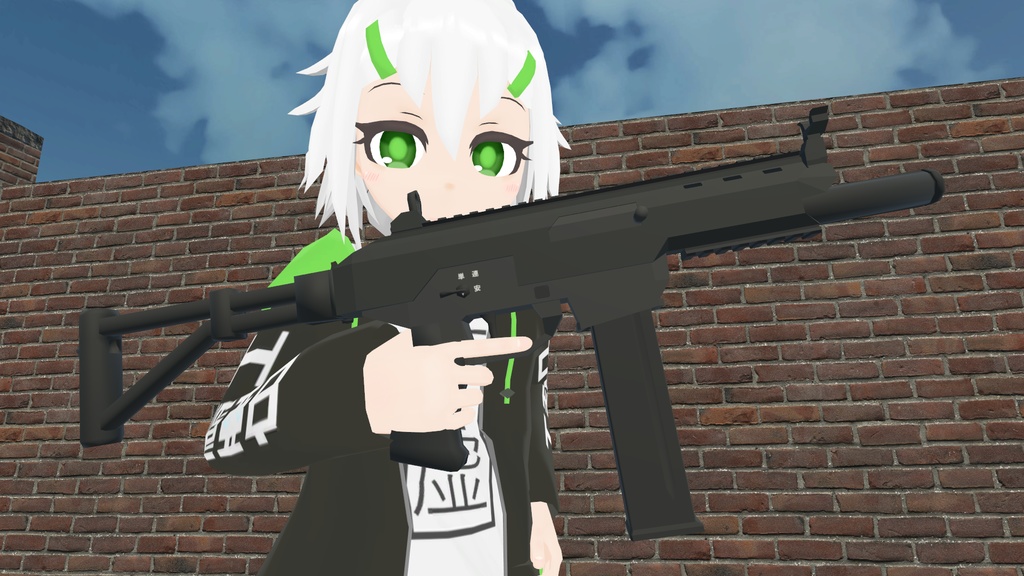 亜-03式9mm型短機関銃【VRChat向け】