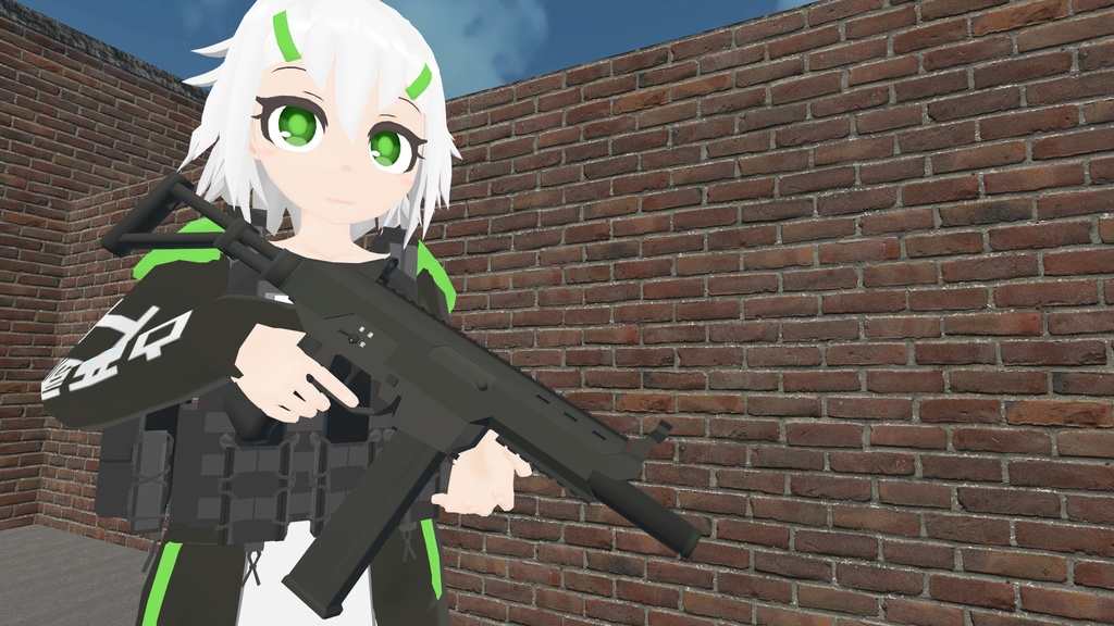 亜-03式9mm型短機関銃【VRChat向け】