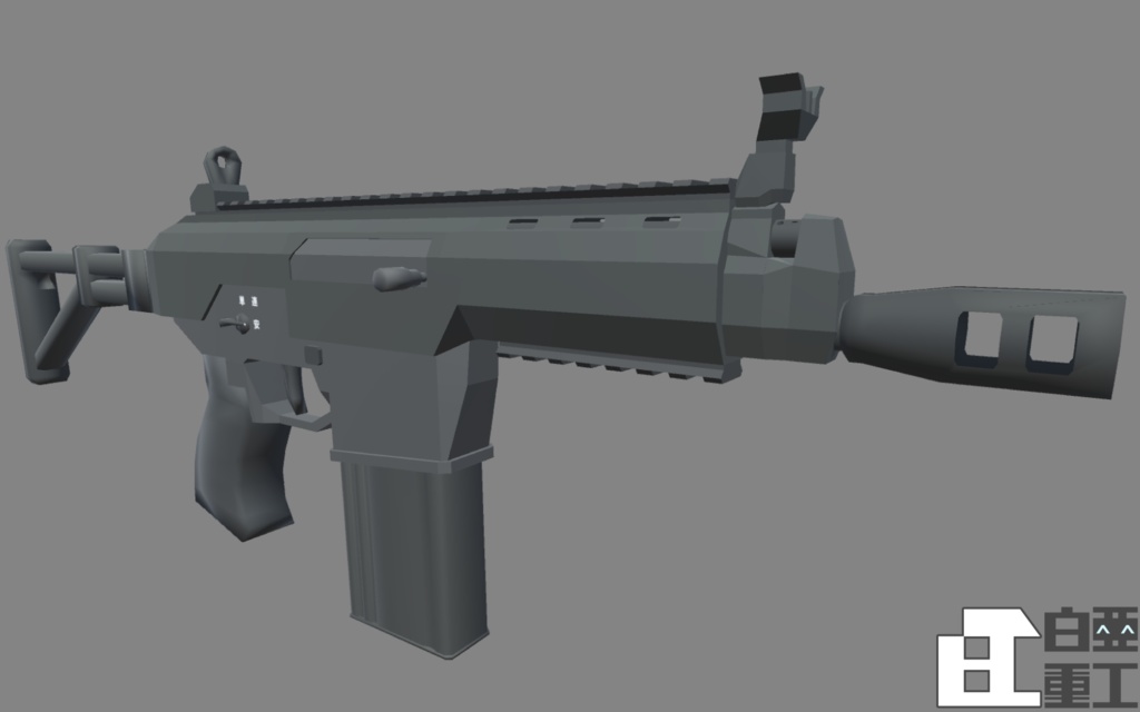 亜-03式小型自動小銃(追加DLC)【VRChat向け】