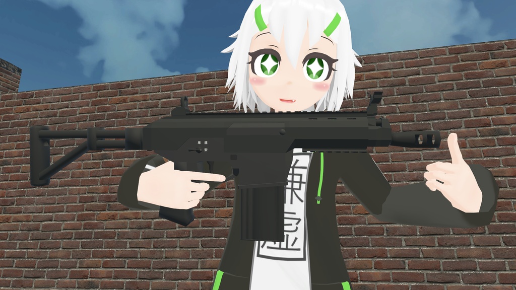 亜-03式小型自動小銃(追加DLC)【VRChat向け】