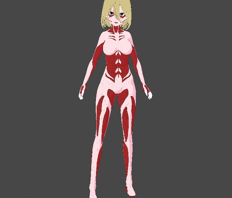 Female Titan Skin and Face Texture (Vroid) (AOT)