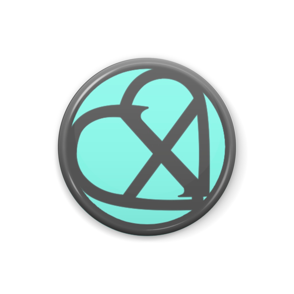 初音ミク生誕9th記念缶バッジ　-V4xハート-