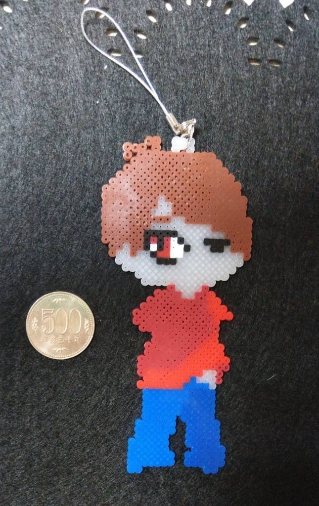 BBiEaL((5種類))・ミニアイロンビーズストラップ《説明欄を必ずお読みください‼️》