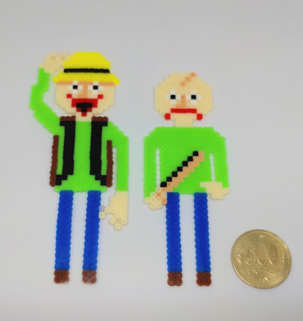 Baldi's Basics∶原作寄り大きめアイロンビーズ