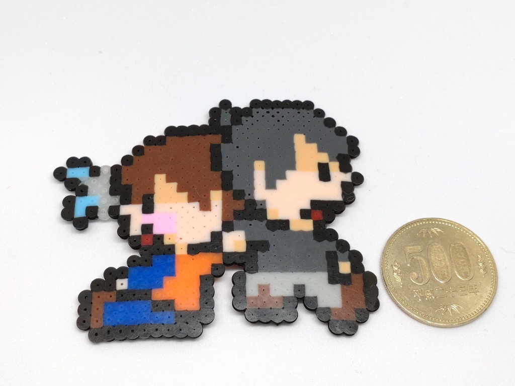 Baldi's Basics:デフォルメアイロンビーズ(ストラップ穴付き)