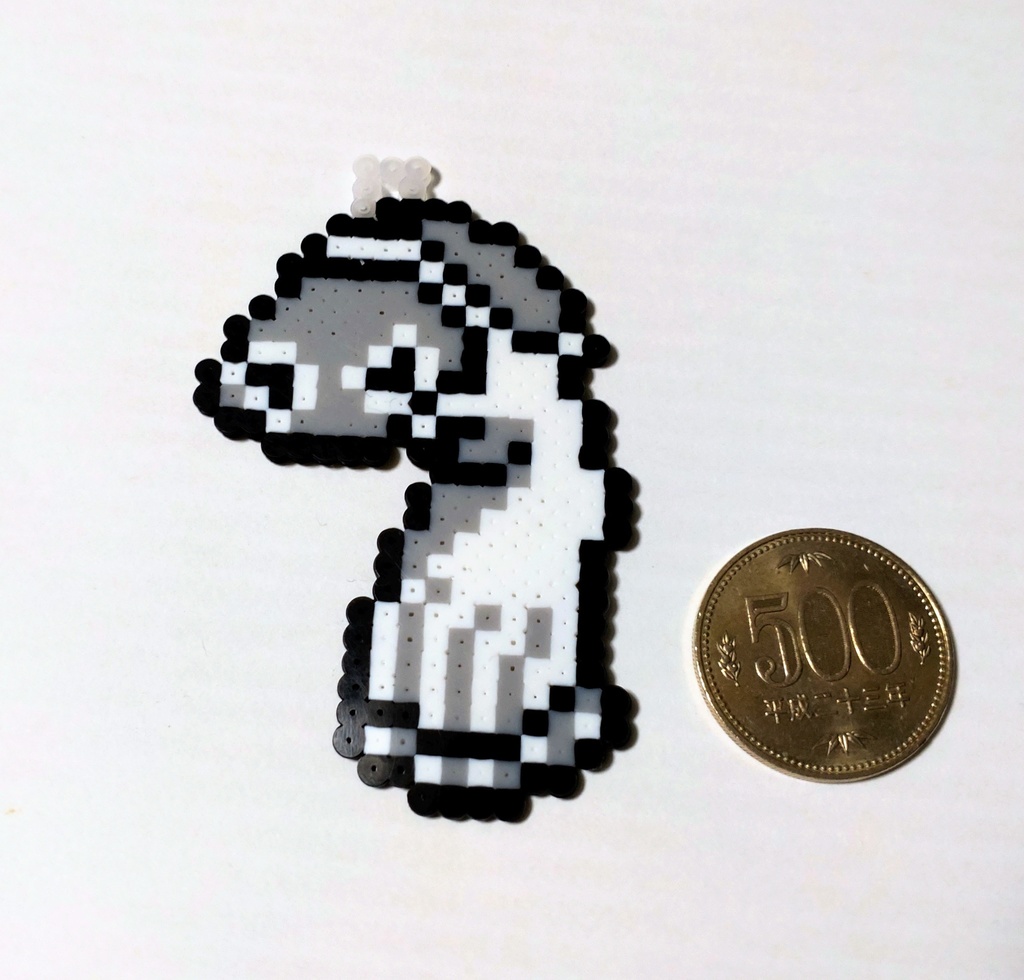 Baldi's Basics:デフォルメアイロンビーズ(ストラップ穴付き)